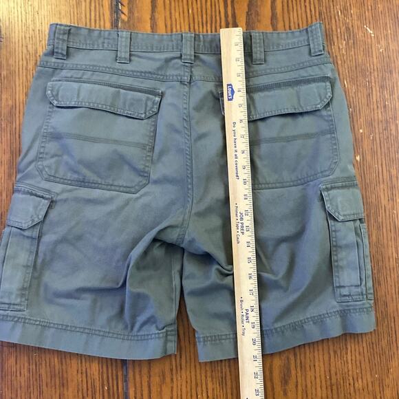Redhead Cargo Shorts Size 36 Brown and Green Bass Pro Utility Pockets Outdoors - Picture 11 of 15